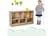 32135896-2-Tier-Wooden-Kids-Bookcase-with-5-Compartments-for-Playroom-Study-4