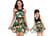 Mother-and-Daughter-Retro-Printed-Panel-Split-Swimsuits-5