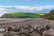 The beach and cliffs in St Bees near Whitehaven, Cumbria, England, UK