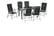 32891653-7-Piece-Garden-Dining-Set,-Outdoor-Table-and-6-Folding-and-Reclining-Chairs-2