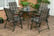32911436-5-Pieces-Rattan-Dining-Sets,-80cm-Round-Glass-Top-Garden-Dining-Table-with-Umbrella-Hole-3