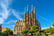 Nativity facade of Sagrada Familia cathedral in Barcelona