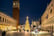San Marco square in Venice, Italy with decorated illuminated Christmas tree