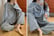 Women-One-Size-Flannel-Sleepwear-Pajamas-Set-grey