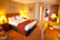 A double guest bedroom at The Derbyshire Hotel Leisure Club