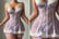 Women's-Lace-Bow-Babydoll-Garter-Lingerie-Set-5