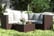 5-Seater Temple Rattan Corner Sofa Set-16