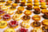 Rows of deliciious sweet treats, cakes and pastries