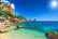 Capri, Amalfi Coast, Italy, Stock Image - Beach