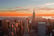 New York Sunset Skyline