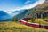 Bernina Express, Switzerland, Stock Image - Rolling Mountains
