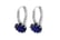 GameChanger-Associates-LTD-Huggies-Earrings-with-Royal-Blue-Cubic-Zirconia-2