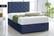 Chesterfield Headboard Plush Velvet Ottoman Divan Bed - side or end lift 4