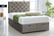 Chesterfield Headboard Plush Velvet Ottoman Divan Bed - side or end lift 6