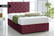 Chesterfield Headboard Plush Velvet Ottoman Divan Bed - side or end lift 8