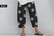 Women Elastic Waist Dandelion Print Pants 3