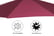 Outsunny-Water-Resistant-Parasol-Wine-Red-3