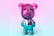 Cartoon-Gradient-Bear-Fan-pink