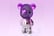 Cartoon-Gradient-Bear-Fan-puple