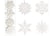 40 PCS Glitter Snowflake Christmas Ornaments Hanging Decorations - image 4