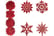 40 PCS Glitter Snowflake Christmas Ornaments Hanging Decorations - image 5