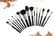 15pc makeup brush set book case set 2