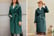 Women-Padded-Long-Knee-Length-Winter-Jacket-green