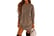 Solid-Long-Sleeve-Irregular-Dress-brown