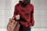 Womens-Fuzzy-Sherpa-Pullover-Sweaters-BURGUNDY