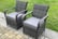 2-PC-High-Back-PE-Rattan-Outdoor-Garden-Arm-Chair-With-Seat-Cushion-Dark-Grey-Mixed-2