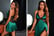 Women-Lingerie-Deep-V-Nightwear-Satin-Sleepwear-green