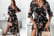 Women-V-Neck-High-Split-Flower-Print-Maxi-Dress-3