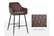 Set-of-2-Retro-PU-Leather-Bar-Stools---Brown-4