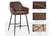 Set-of-2-Retro-PU-Leather-Bar-Stools---Brown-5