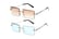 Women-Rimless-Sunglasses-bluebrown