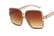 Womens-Square-Frame-Sunglasses-Oversized-Eyewear-champaigne