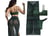 Split mesh long skirt bikini sexy swimsuit 3 green