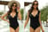 V-Neck Swimsuit Bikini Set-2