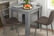 Square-Modern-Dining-Room-Table-with-Faux-Cement-Effect-1
