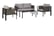 32911406-4-Piece-Metal-Garden-Furniture-Set-with-Tempered-Glass-Coffee-Table-2