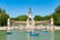 Boating lake at Retiro park, Madrid, Spain