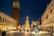 San Marco square in Venice, Italy with decorated illuminated Christmas tree