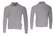 Mens-plain-jumper-shawl-neck-100%-cotton-knitwear-grey-5