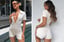 Women-Short-Sleeve-Bodycon-V-Neck-Print-Pattern-Rompers-5