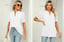 Women-Casual-V-Neck-Solid-Color-Short-Sleeves-Tshirt-3