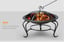 Fire-Pit-Wood-Burning-Heater-Poker-Mesh-Lid-Garden-Patio-Round-Camping-5