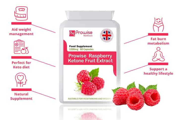 Raspberry Ketones Capsules Up to 3 Month Supply Weight Loss