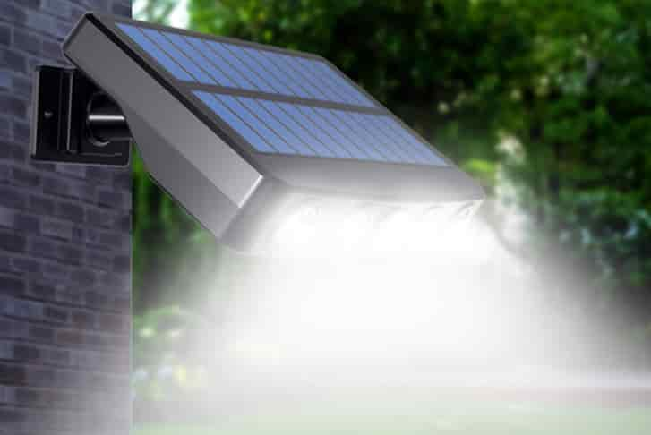 Solar light deals with external panel