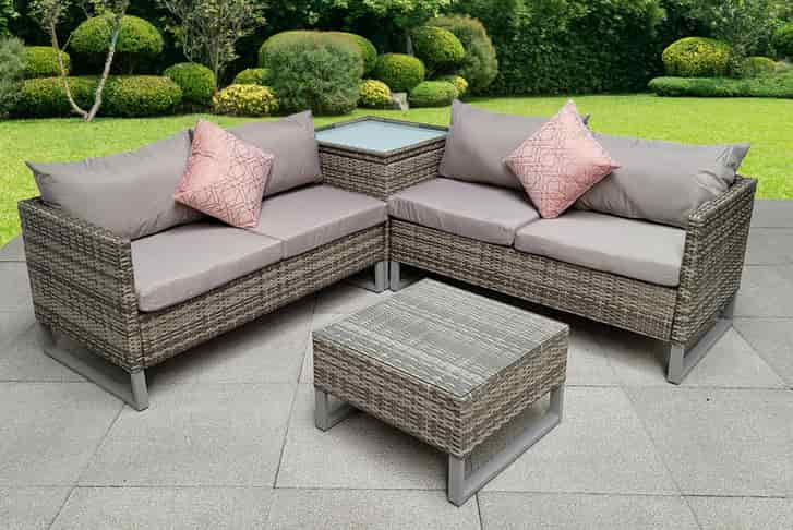 St ives deals corner garden sofa