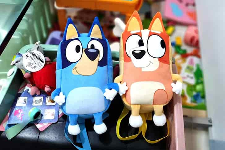 Bluey plush toy clearance abc